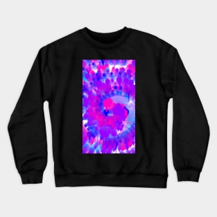 Purple Tie Dye Crewneck Sweatshirt